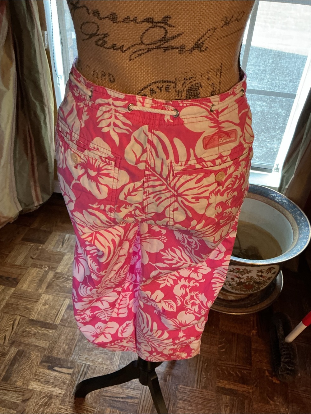 Ralph Lauren Pink Floral Two-Piece Pantsuit - Picture 7 of 8